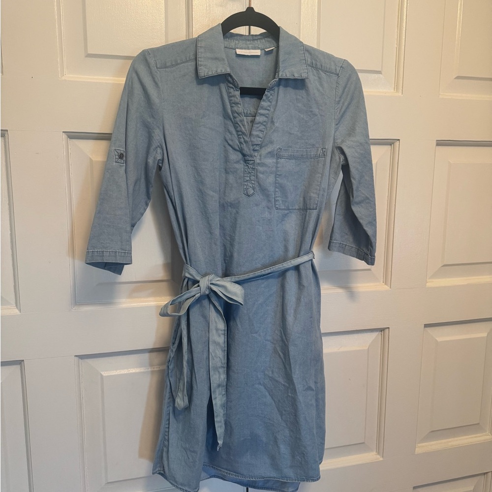 Denim Blue Shirt Dress